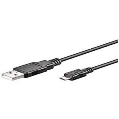 Buy Wentronic USB 2.0 Cable 1m Black | Fast Data Transfer & Durable Design - 4040849939181